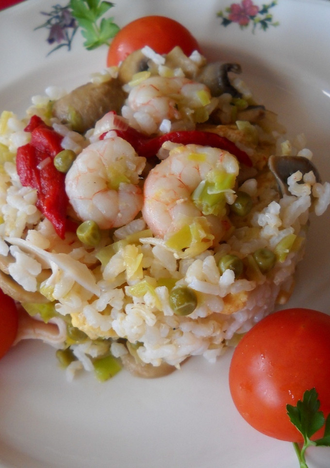 Una foto de Arroz integral a las tres delicias