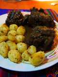 Rabo de toro con Ribera del Duero y cilantro