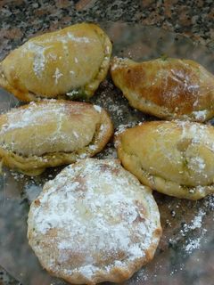 Una foto de Empanadas de verduras con relleno de los raviolis