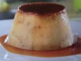Flan de manzana con ralladura de limón