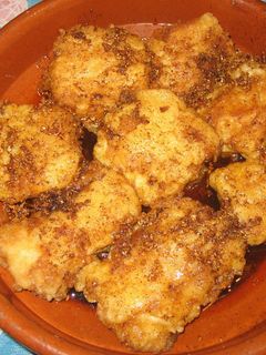 Una foto de Bacalao a la llauna