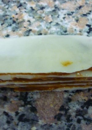 Una foto de Milhojas de chocolate caseras
