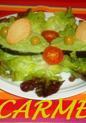 Una foto de Aguacates con queso roquefort