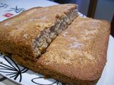 Coca de almendra y canela