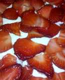 Tarta de yogurt y frutillas