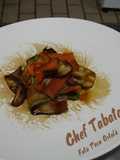 Legumes grelhados com molho shoyu