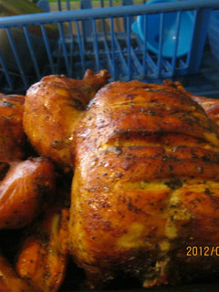Una foto de Pollo relleno puertorriqueño