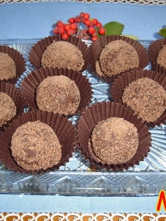 Una foto de Trufas de chocolate, café y ron
