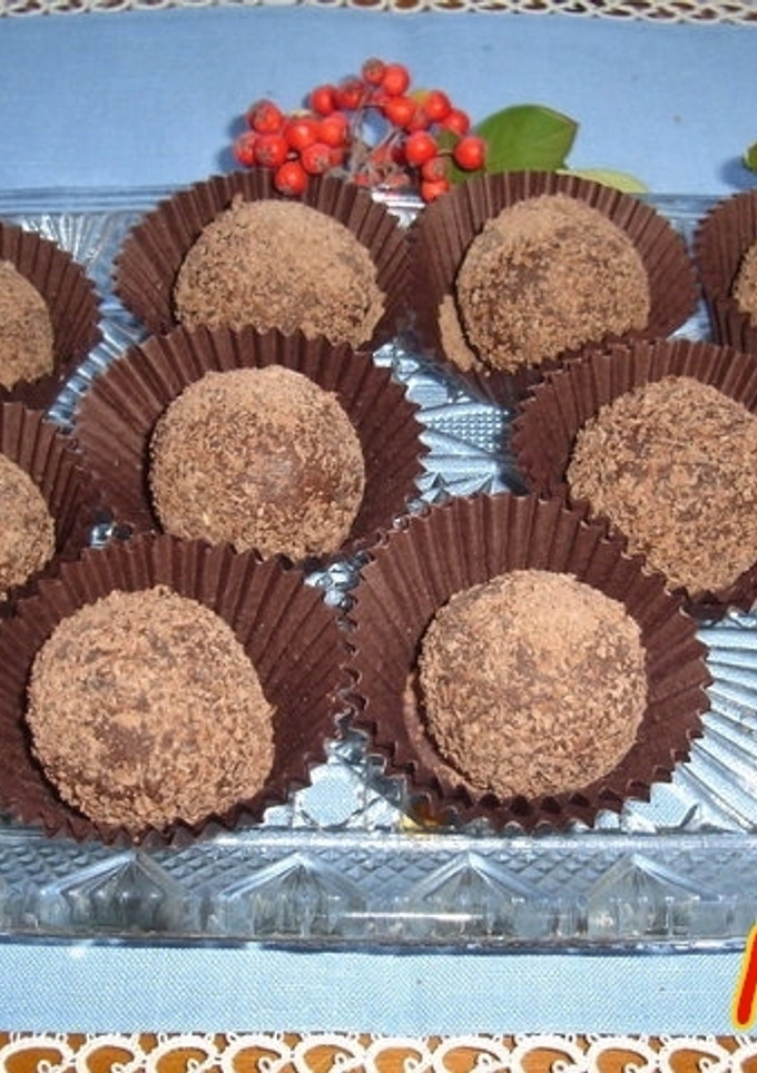 Una foto de Trufas de chocolate, café y ron
