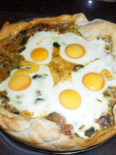Foto principal de Tarta con verduras y huevos