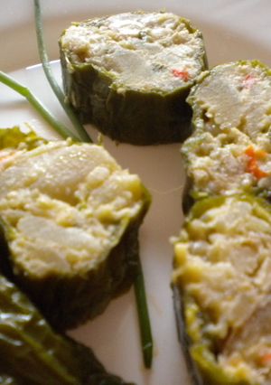 Una foto de Pimientos rellenos al horno