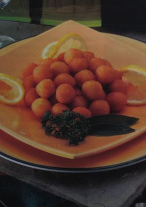 Una foto de Bolitas de lenguado y queso