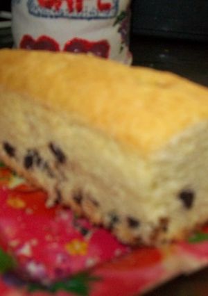 Una foto de Budín de frutas confitadas y vainilla