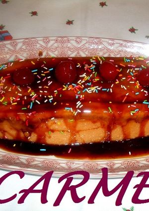 Una foto de Budin de manzanas sin horno