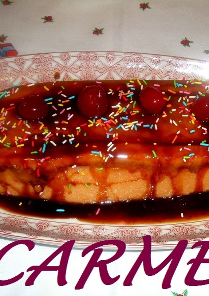 Una foto de Budin de manzanas sin horno