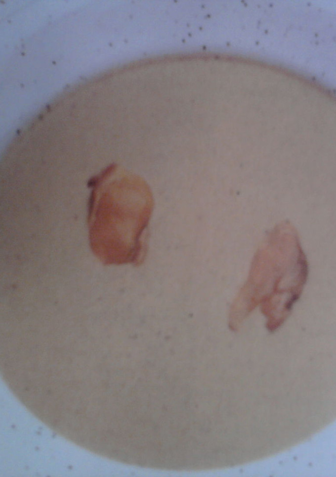 Una foto de Crema de mejillones al apio