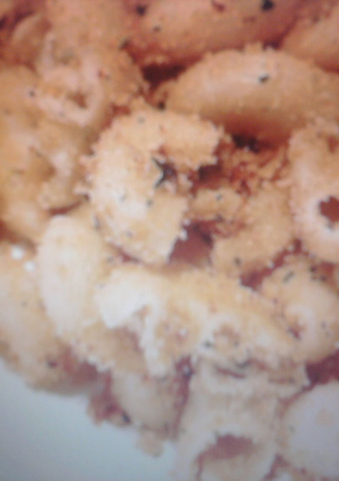 Una foto de Macarrones con pan rallado