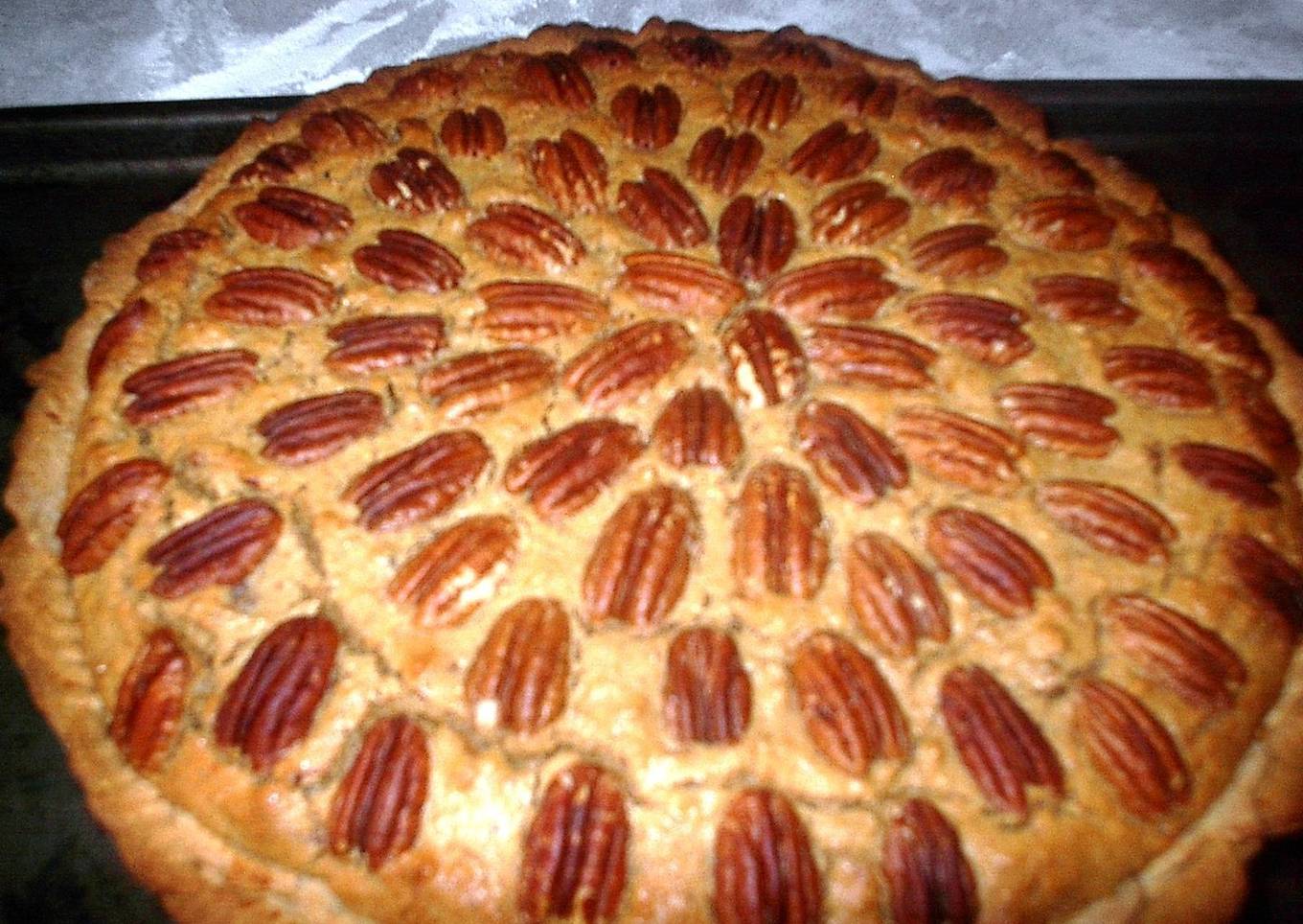 Tarta orgánica de nuez pecana y boniato<br />