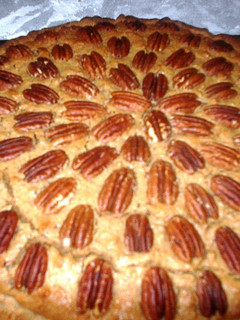 Una foto de Tarta orgánica de nuez pecana y boniato