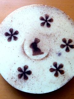 Una foto de Tarta de tres chocolates