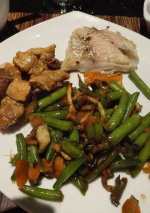 Una foto de Verduras salteadas