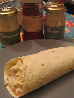 Una foto de Kebab de salmón