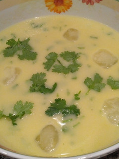 Una foto de Crema de Puerros fría (Vichyssoise)