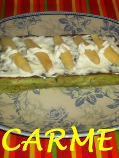 Una foto de Pastel de espárragos y jamón