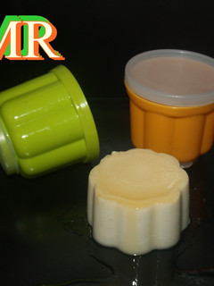 Una foto de Flan de miel y mato