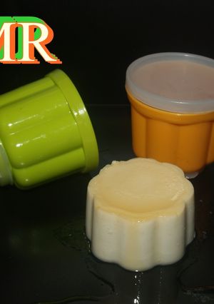 Una foto de Flan de miel y mato 