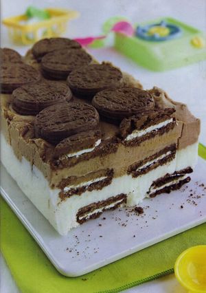 Foto principal de Terrina helada con galletas de chocolate