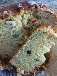 Una foto de Pan dulce navideño con aceite de oliva