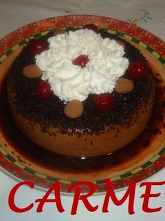 Una foto de Tarta de turrón de trufa