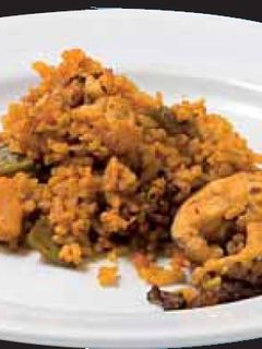 Una foto de Arroz con morena