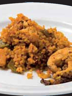 Una foto de Arroz con morena