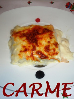 Una foto de Canelones trufados al jerez