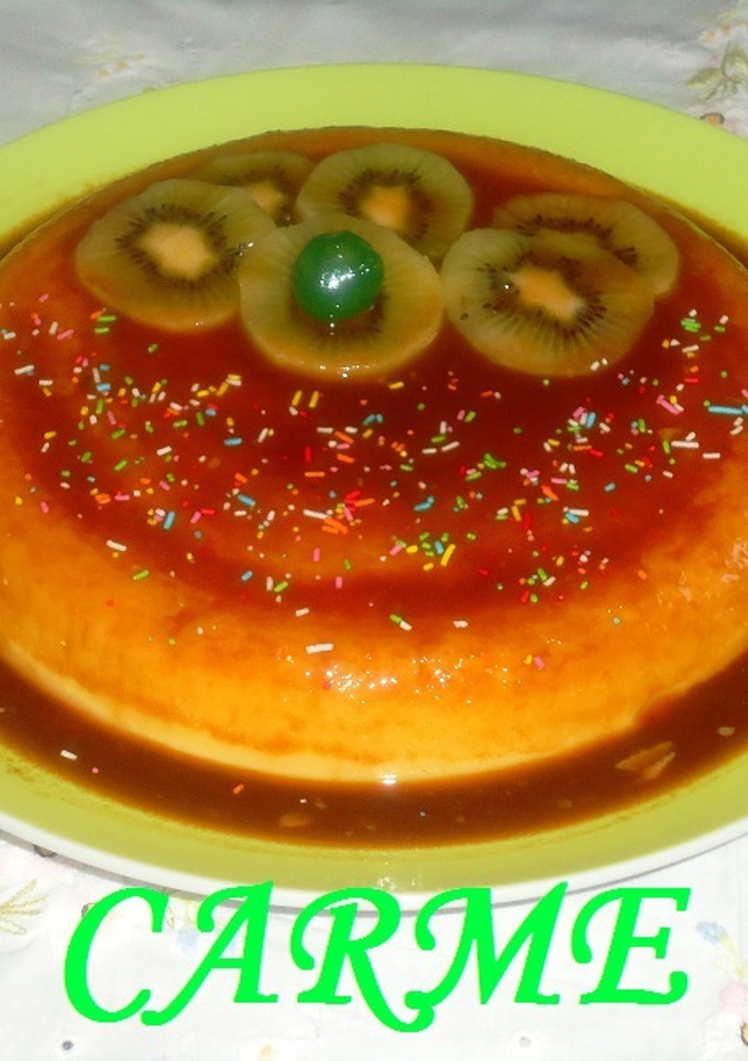 Una foto de Pastel fresco de chirimoya