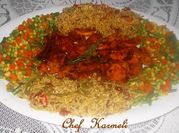 Una foto de arroz integral al vapor
