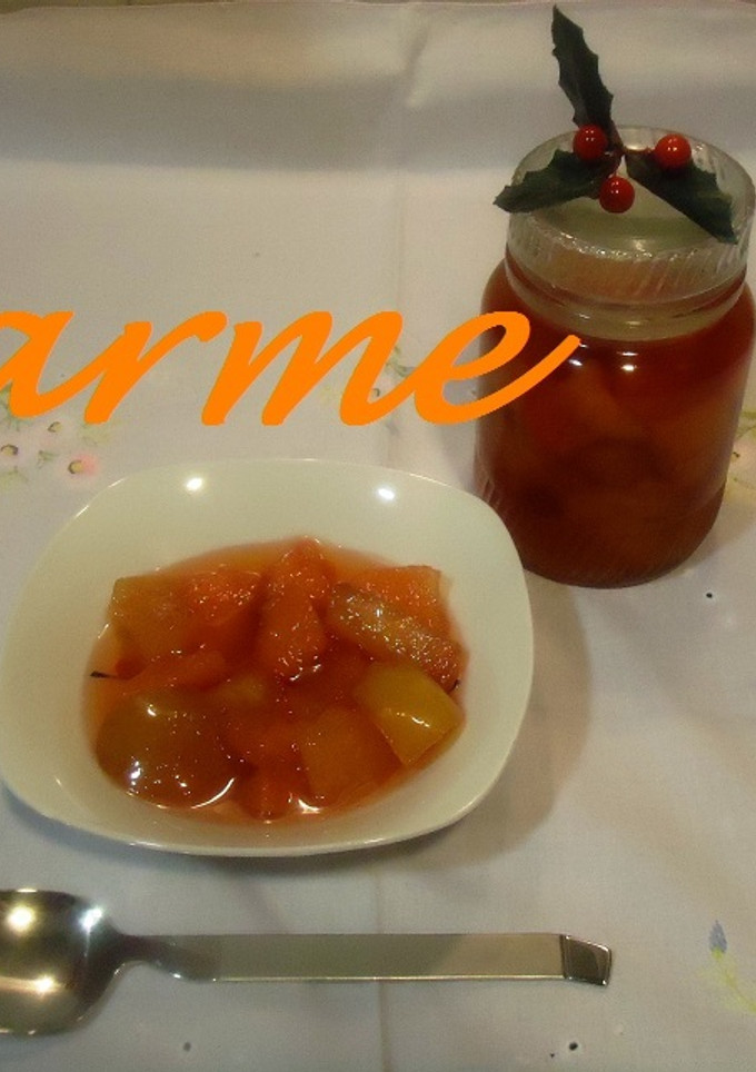 Una foto de Compota de membrillo y manzana