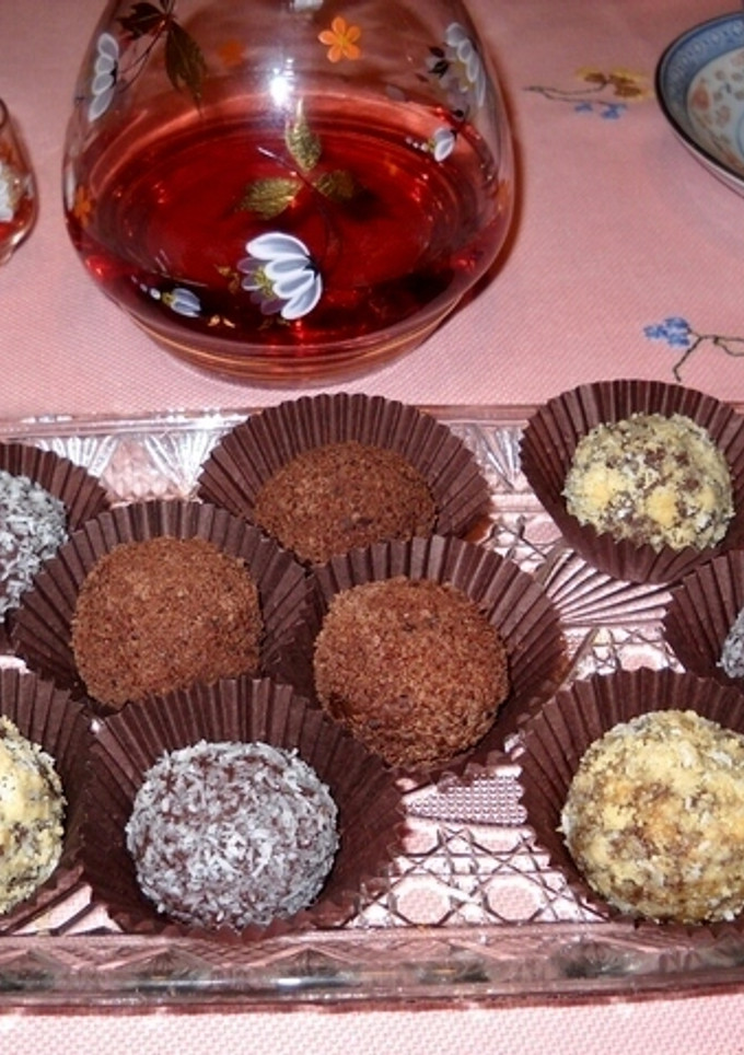 Una foto de Trufas de chocolate variadas