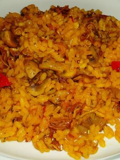 Una foto de Paella parellada
