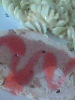 Una foto de Pechuga rellena al horno