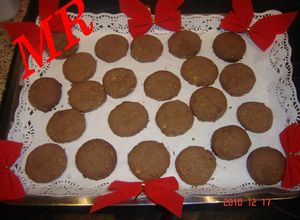 Una foto de Polvorones de chocolate