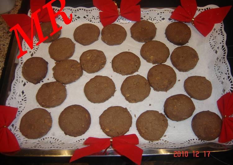 Polvorones de chocolate