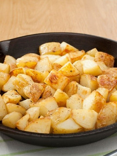 Una foto de Papas salteadas