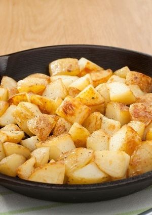Una foto de Papas salteadas