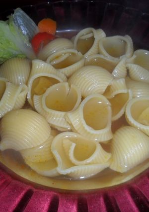 Una foto de Sopa de galets de Nadal