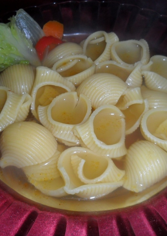 Una foto de Sopa de galets de Nadal