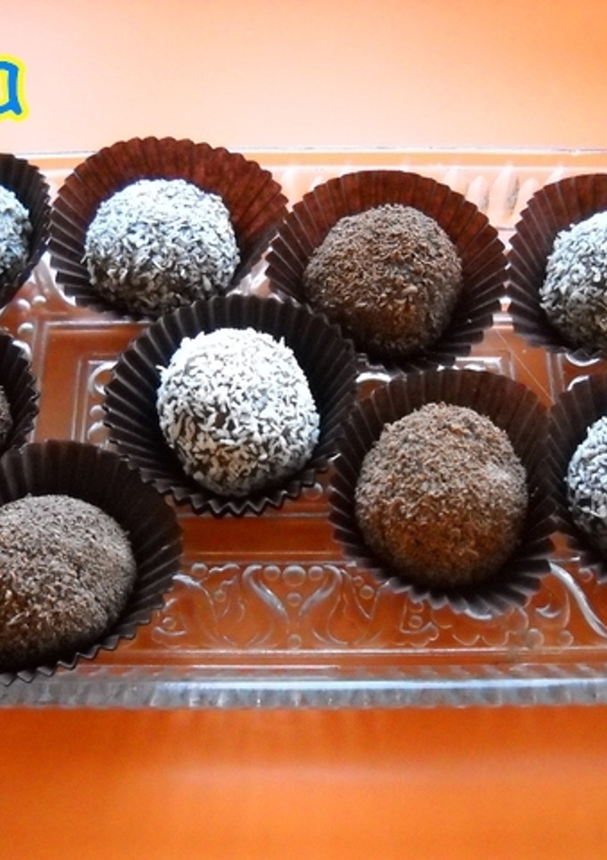 Una foto de Trufas de chocolate y leche