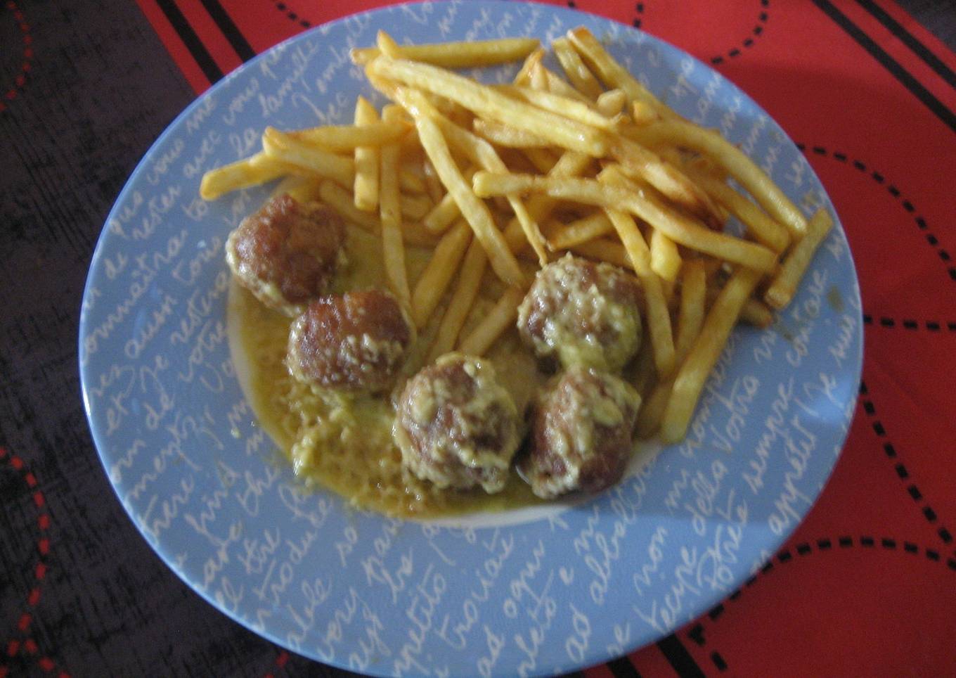 Salsa de almendras para albóndigas